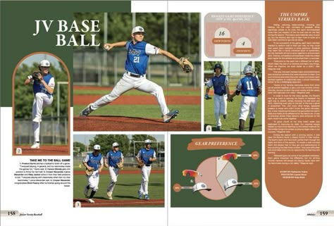 Yearbook Pages Ideas, Sports Yearbook, Yearbook Mods, Yearbook Committee, Yearbook Design Layout, Yearbook Spread Ideas, Yearbook Page Ideas, Yearbook Templates, Yearbook Design Ideas