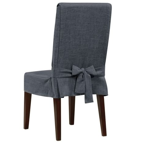 You'll love the Shorty Dining Chair Slipcover at Wayfair - Great Deals on all Furniture  products with Free Shipping on most stuff, even the big stuff. Linen Slipcover, Diy Chair Covers, Dining Room Chair Slipcovers, Dining Chair Slipcover, Kitchen Chair Covers, Pedicure Chairs For Sale, Balcony Chairs, Dining Room Chair Covers, Upholstery Diy