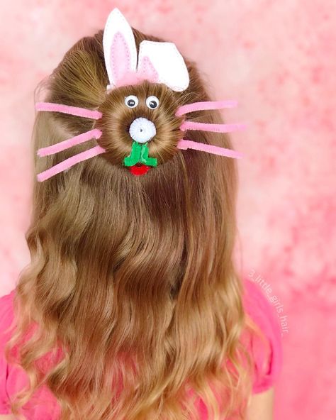 Bunny Hairstyle, Tutorial Braids, Long Hair Inspo, Cutest Bunnies, Craft Stick Projects, Braids Tutorial, Kids Hairstyle, Rabbit Wallpaper, Photos Funny