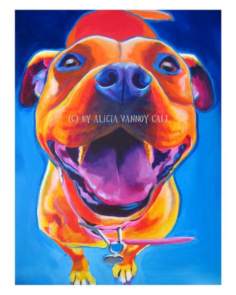 Color Language, Pit Bull Art, Pitbull Art, Bull Art, American Pit Bull Terrier, Pit Bull Love, Art Medium, Staffordshire Bull Terrier, American Pitbull Terrier