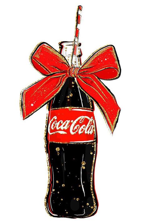 Coca Cola Poster, Tracing Art, Coca Cola Christmas, Baby Pink Aesthetic, Baby Clip Art, Girly Drawings, Cute Wallpaper For Phone, Christmas Drawing, Cricut Creations