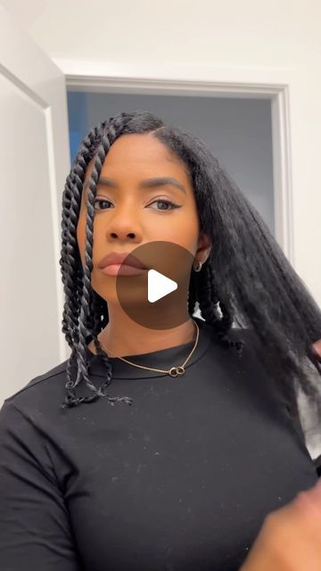 Twist Out On Blown Out Hair Natural, Twist Out Blow Dried Hair, Twist Outs On Blow Dried Natural Hair, Natural Twist Styles For Black Women, Styles On Blown Out Natural Hair, Mini Twists On Blown Out Hair, Big Twists For Black Women Natural Hair, Easy Twists Natural Hair, 2 Braids 4c Hair