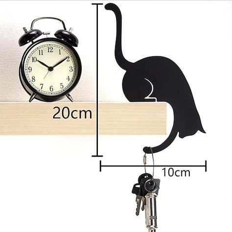 Art Hanger, Wall Pendant, Door Metal, Cat Key, Unique Key, Key Rack, Wall Key Holder, Soft Headbands, Cat Tail