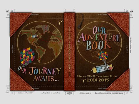 Up Yearbook Theme, Notebook Yearbook Theme, Travel Yearbook Theme, Year Book Themes Ideas High School, Yearbook Illustration, Yearbook Design Cover, Year Book Cover Ideas, Year Book Ideas, Yearbook Ideas Themes