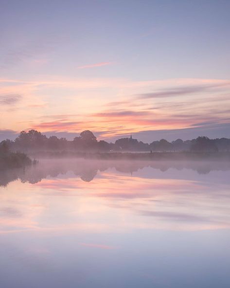 Sunrise Reference, Soft Sunrise, Morning Offering, Dawn Sunrise, Misty Landscape, Dawn Sky, Sunrise Colors, Water Sunset, Pastel Sunset