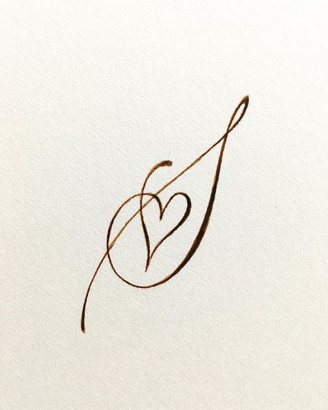 S In Calligraphy, S Signature Ideas, S Calligraphy Letter, Cute Signature Ideas, S Letter Tattoo, S Cursive, Calligraphy S, S Calligraphy, Heart Logo Design