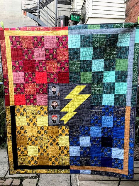 Harry Potter Baby Quilt, Harry Potter Quilt, Harry Potter Fabric, Harry Potter Nursery, Baby Quilt Pattern, Harry Potter Baby, Harry Potter Crafts, Harry Potter Birthday, Harry Potter Diy