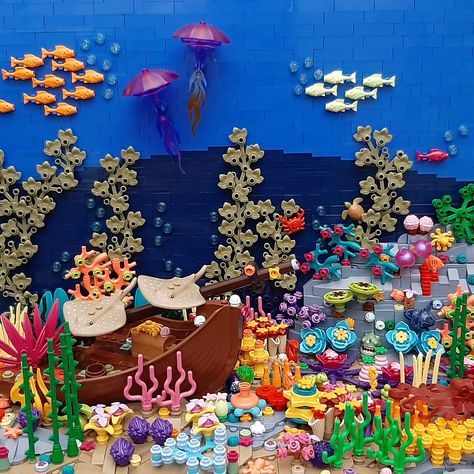 My third entry to Summer Joust 2024, to Festival of Colors category. Lego Molds, Festival Of Colors, Ocean Floor, Lego News, On The Ocean, Color Festival, Lego Models, Custom Lego, Lego Projects