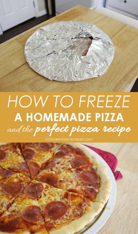 Meals That Freeze Well, Homemade Frozen Pizza, Resep Makanan Beku, Freeze Ahead Meals, Freezer Dinners, Pizza Roll, Freezer Friendly Meals, Freezable Meals, Freezer Meal Planning