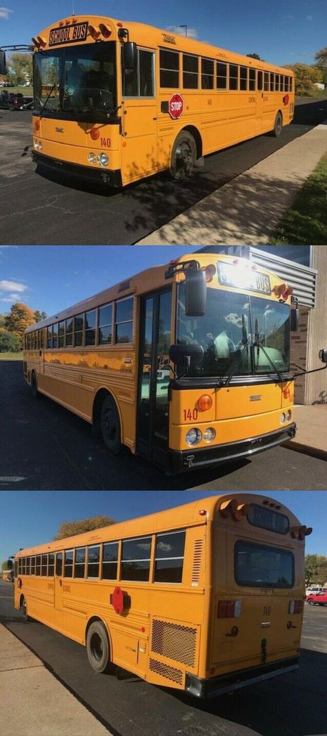 School Bus For Sale, Old School Bus, Police Truck, Buses For Sale, School Buses, Cummins Diesel, Air Brake, Bus Coach, Entrance Door