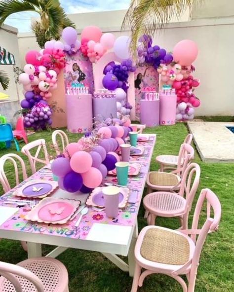 Encanto Birthday Party Ideas | Photo 1 of 6 Encanto Party Table Decorations, Isabella Centerpieces, Simple Encanto Birthday Decor, Encanto Birthday Party Isabela, Encanto Birthday Party Table Decor, Encanto Table Setting, Encanto Decoration Party, Isabella Party Encanto, Encanto Table Centerpieces