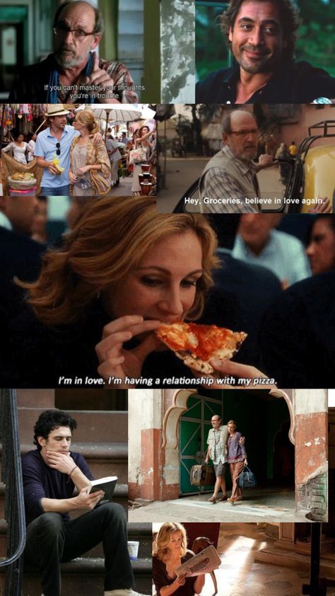 #pizza #love #movies #juliaroberts #bali Eat Pray Love Movie, Eat Pray, Eat Pray Love, Love Movie, Movies To Watch, Things To Think About