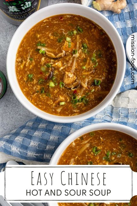 Sweet Sour Soup, Hot And Sour Soup Recipe Easy, Hot N Sour Soup, Hot And Sour Soup Recipe, Sweet And Sour Soup, Sour Soup Recipe, Parmesan Soup, Hot And Sour Soup, Spicy Soup