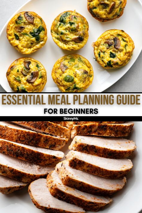 Essential Meal Planning Guide for Beginners Simple Meal Planning, Sick Girl, Meal Planning Ideas, Breakfast Meal Prep, Homemade Snacks, Eating Recipes, Reduce Food Waste, Planning Guide, Ready Meal