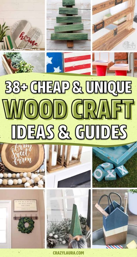 Diy With Wood Scraps, 1 X 2 Wood Projects, Rustic Wood Ideas, Diy Wood Scraps Ideas, Wood Things To Make And Sell, Small Scrap Wood Projects Diy Easy, 2x10 Scrap Wood Projects, What To Make With Scrap Wood, Things To Make Out Of Scrap Wood