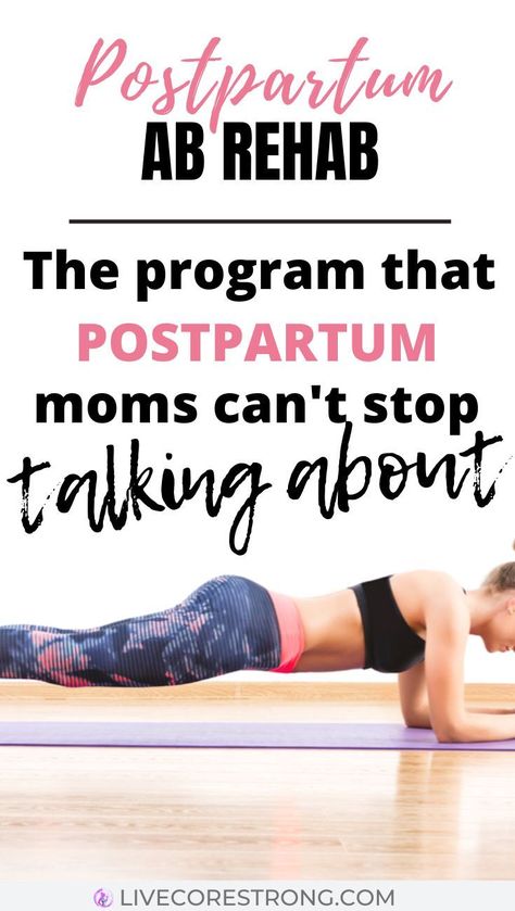 Ab Rehab, Mummy Tummy Workout, 6 Weeks Postpartum, Postpartum Abs, Postpartum Workout Plan, Post Baby Belly, Postpartum Workouts, Flatten Belly, Mommy Pooch