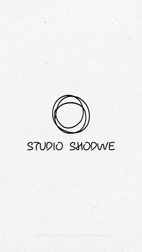 Black Minimalist Circle Scribble Line Art Deign Studio Logo Free Logo Templates, Design Studio Logo, Black Minimalist, Black Circle, Line Art Design, Studio Logo, Visual Branding, Professional Logo Design, Free Logo