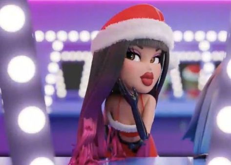 Christmas Bratz, Bratz Christmas, Princess Crown Cake, Bratz Jade, Black Bratz Doll, Christmas Pfp, Bratz Doll Outfits, Brat Doll, Bratz Girls