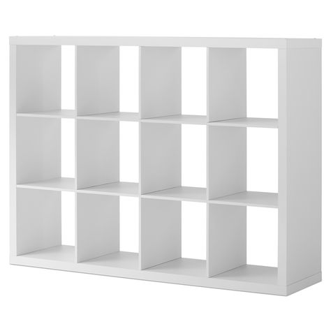 Better Homes & Gardens 12-Cube Storage Organizer, Textured White - Walmart.com Cube Storage Cabinets, Crate Ideas, Bookcase Organization, Diy Basement, Bookshelf Organization, Cube Storage Bins, Toy Room, Cube Shelves, Closet Cabinets