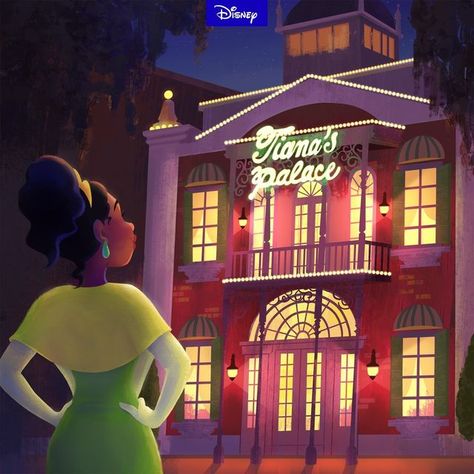 Disney Princess on Instagram: "“And when I open up my own restaurant, I tell you, people are gonna line up for miles around, just to get a taste of my food.” - Tiana" Princess Wedding Theme, Disney Fantasia, Tiana Disney, Princesa Tiana, Movie Hacks, Disney Princess Tiana, Mulan Disney, Princess And The Frog, Princess Tiana