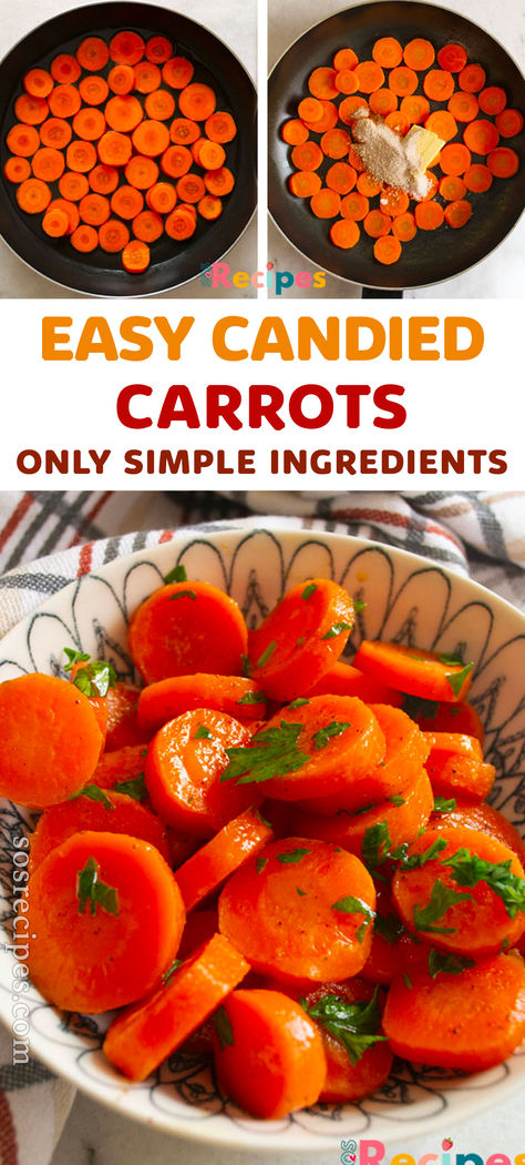 This recipe for candied carrots is simple, healthy, tasty, and colorful. It can taste so good with a dip and served as a snack.🥕✨ #CandiedCarrots #HealthySnacking Can Carrots Recipe, Carrot Candy, Canned Carrots Recipe Ideas, Candy Carrots, Canned Carrot Recipes, Crock Pot Candied Carrots, Candied Carrot Peels, Carrot Curls Candied, Carrot Coins Recipe