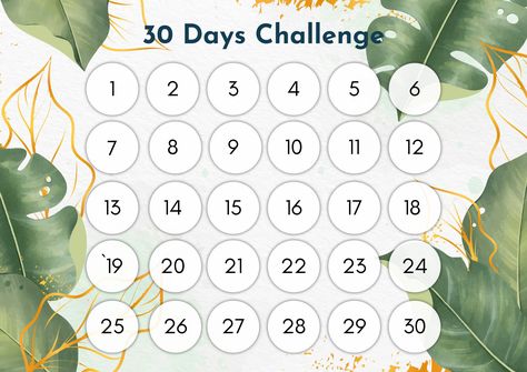 30 Days Challenge Poster 30 Day Countdown, 30 Days Challenge, Wallpaper Estetika, 100 Day Challenge, Days Challenge, Day Countdown, Day Challenge, 30 Day Challenge, 100th Day