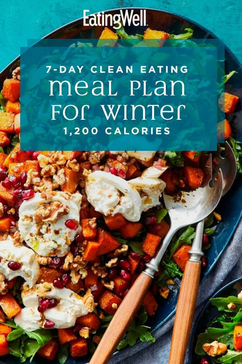 Clean Eating January, Vegetarian Day Of Eating, Eating Well Meal Plan, 1 Week Clean Eating Plan, January Healthy Meal Plan, Slow Oxidizer Meal Plan, 5 Day Clean Eating Meal Plan, January Meals Clean Eating, Nutritious Winter Meals