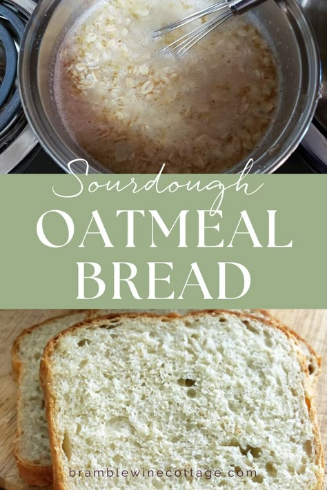 Sourdough bread is known for being one of the best breads for sandwiches, toast, and French toast. This sourdough honey oat bread recipe is delicious for all 3! Oat Sourdough Bread Recipe, Oatmeal Sourdough Bread Recipe, Sourdough Oat Bread, Oat Flour Sourdough Bread, Oat Sourdough Bread, Low Calorie Sourdough Bread, Honey Oatmeal Sourdough Bread, Sourdough Oatmeal Bread, Oatmeal Sourdough Bread