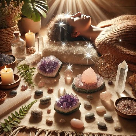 ✨ What is Crystal Healing? ✨ Crystal healing is an ancient practice that uses the energetic properties of crystals and gemstones to balance and align the body's energy centres (also known as chakras). Different crystals are believed to hold unique vibrational frequencies that can help clear blockages, enhance healing, and promote emotional and physical well-being. 🧘‍♀️💎 Stay tuned as we explore the science behind this energy-based practice! 🔗 Link to Book on my profile #CrystalHealing ... What Are Crystals, Theta Healing, Different Crystals, Vibrational Frequency, Body Energy, Physical Wellness, Spiritual Practices, Spiritual Art, Healing Crystal