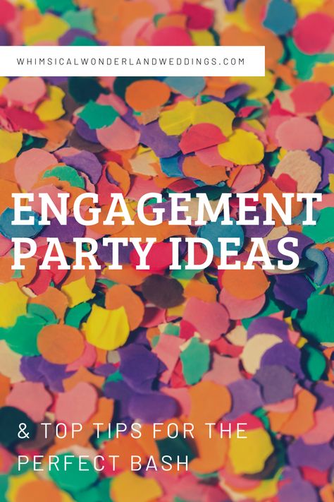 Hooray! You’re engaged. It’s time to celebrate and throw an epic engagement party! Check out these engagement party ideas and tips to nail down your dream bash. #engaged #engagementparty #engagement Ideas For An Engagement Party, Ideas For Engagement Party At Home, Themes For Engagement Parties, How To Throw An Engagement Party, Low Key Engagement Party, Small Celebration Ideas, Engagement Party Games Ideas, Small Engagement Party Ideas Simple, Engament Party Themes