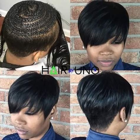 18 Likes, 2 Comments - Premiere Extension's (@premiereextensions) on Instagram: “Ideas/haircut/color/style/mermaid  Tag your favorite #hairstylist  & SHOP…” Short Sew In Hairstyles, Sew In Weave Hairstyles, Short Quick Weave, Short Weave Hairstyles, Beard Shaver, Short Black Hair, Moms Cooking, Short Weave, Sew In Hairstyles