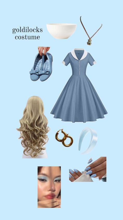 Costume inspiration 2024/ unique ideas - Goldilocks & the 3 bears #fairytale Goldilocks Costume, 3 Bears, Halloween Costumes Friends, Halloween Inspo, Unique Ideas, Halloween Outfits, The 3, Party Outfit, Party Themes