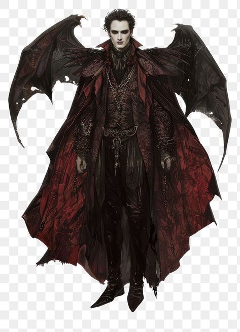 Vampire With Wings, Dark Fantasy Vampire, Vampire Background, Vampire Wings, Vampire Vintage, Fantasy Vampire, Aesthetic Pngs, Vampire Illustration, Png Elements