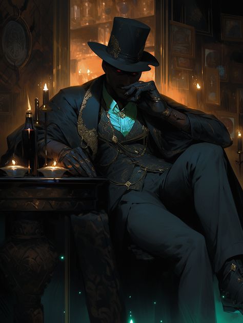 Villain Sitting Pose, Black Artificer, Noir Character Art, Jonathan Wolstenholme, Inquisitive Rogue, Adam Elsheimer, Dnd Villains, Mafia Art, Magician Art