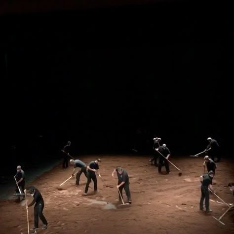 The Rite of Spring by Pina Bausch Set Theatre In The Round, Puppetry Theatre, The Rite Of Spring, Pina Bausch, Physical Theatre, Peer Gynt, Theatre Design, Stage Set, Modern Dance