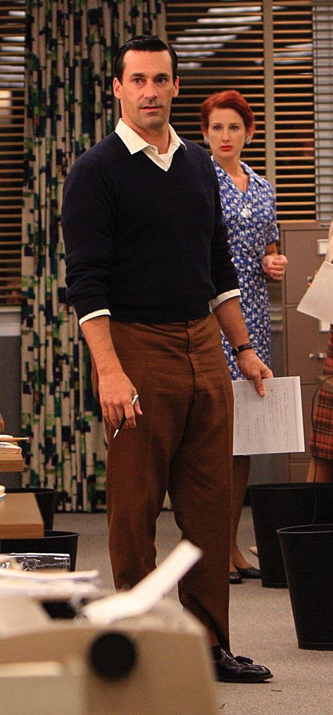 Mad Men Casual Inspiration Album - Album on Imgur 50s Outfits Men, Mad Men Outfits, 60s Male Fashion, 60s Mod Party, 50s Mens Fashion, 60s Mens Fashion, Mad Men Don Draper, Mod Party, John Hamm