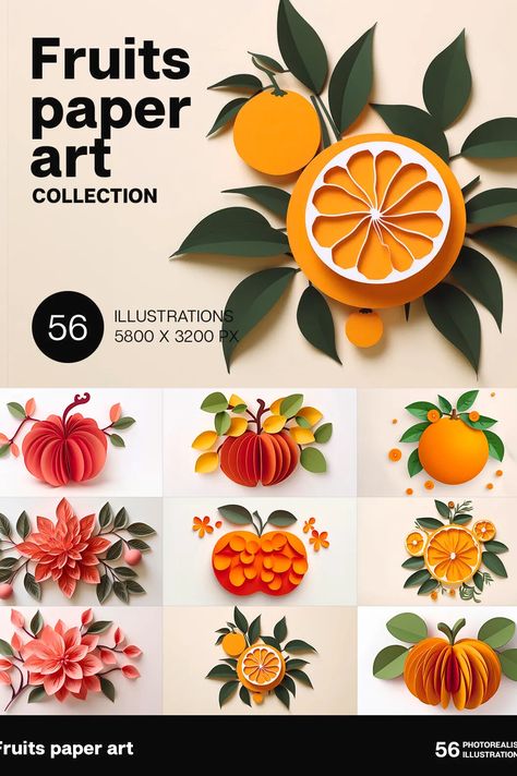 Fruits paper art Graphics Papercut Design, Paper Fruit, Adobe Illustrator Design, Paper Cutout Art, Paper Flower Crafts, Affinity Designer, Paper Cutout, Paper Cut, Flower Crafts