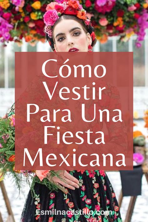 ¿Cómo vestir para una fiesta mexicana? Las fiestas con temática mexicana son una tradición importante en la que tienes la oportunidad de celebrar que perteneces a una nación libre. Por esto, tu outfit debe ser espectacular y debes poder representar dicha celebración por medio de tu vestimenta. A continuación, te mostraremos algunas ideas y te daremos algunos consejos para que puedas verte bien y sentirte fabulosa y acorde durante este evento. Mexican Look Outfits, Mexico Outfit Ideas Mexican, Mexican Fiesta Outfit For Women, Mexican Party Outfit Ideas, Fiesta Theme Outfits Women, Mexico Themed Party Outfits, Mexican Outfits For Women Party, Mexican Theme Outfit Women, Mexican Outfit Ideas Fiestas