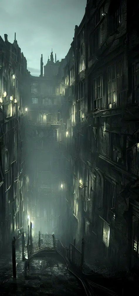 Candela Obscura Art, Candela Obscura Aesthetic, Blades In The Dark Aesthetic, Dishonored Environment, Dark City Movie, Dishonored Wallpaper, Lovecraft Aesthetic, Dishonored Aesthetic, Blades In The Dark