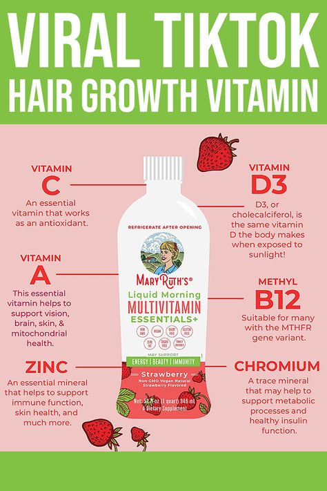 Mary Ruth Hair Growth, Mary Ruths Multivitamin, Mary Ruth Vitamins, Good Multivitamin For Women, Multivitamin For Women, Mary Ruth, Hair Growth Vitamins, Benefits Of Vitamin A, Liquid Multivitamin