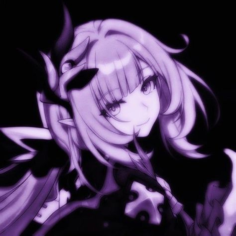 Purple Haired Anime Characters, Purple Anime Icon, Anime Purple Hair, Purple Anime, Anime Photo Profile Dark, Violet Aesthetic, Easy Pixel Art, Body Base Drawing, Dark Purple Aesthetic