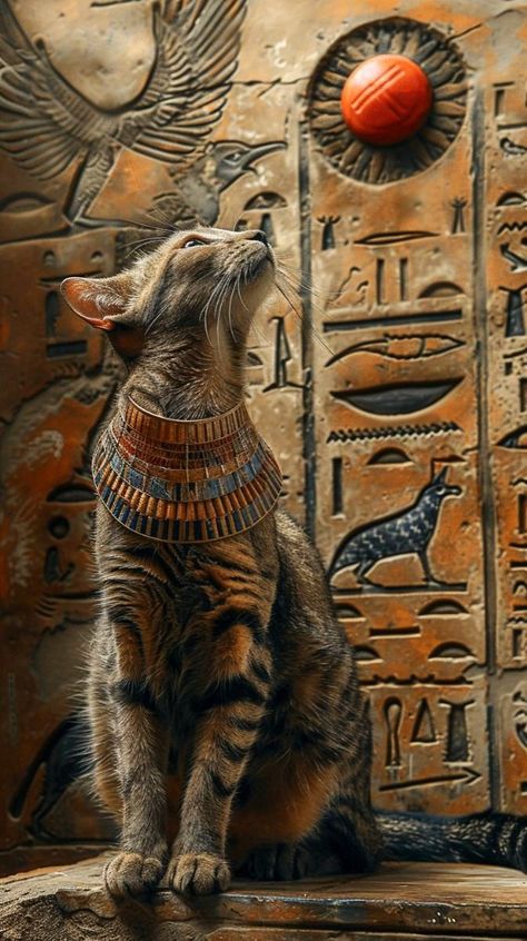 Egypt Bastet, Egyptian Art Drawing, Egypt Cat, Notan Art, Ancient Alphabets, Egyptian Cats, Ancient Egypt History, Egyptian Cat, Ancient Egypt Art