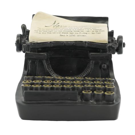 Midnight Moon Poe's Nevermore Typewriter Tabletop Décor by Ashland® | Michaels Enterance Decor, Macabre Aesthetic, Pagan Festivals, Midnight Moon, Bobbing For Apples, Halloween Tablescape, Adult Halloween Party, Bethany Lowe, Vintage Halloween Decorations