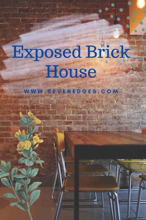 5 Ways to be Creative with an Exposed Brick House | Exposed brick has been becoming more popular in homes since the 90s, and with good reason! From brick mantles to brick accents, here are our five favorite ways to use an exposed brick house creatively! Rustic Brick House Interiors, How To Decorate A Brick Wall Interiors, Red Brick Wall Living Room, Brick Feature Wall Living Room, Exposed Brick House, Brick Walls Interior, Interior Brick Wall Ideas, Brick House Interior, Red Brick Interior