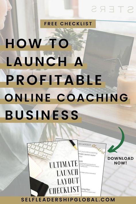 How to Start a Wildly Successful Coaching Business From Nothing (free worksheet)| Entrepreneur Tips  Coach Business Marketing Tips- Want to become a life, health, financial or fitness coach  work from home or anywhere in the world? Here’s a FREE checklist to help you become an online coach. How to start a business| online coaching business ideas | coaching business plan | how to become a life coach | Self Leadership Global #coachbusiness #lifecoach #businesscoach #workfromhome #onlinebusiness Coaching Mindset, Side Hussle, Business Coaching Tools, Spiritual Coaching, Becoming A Life Coach, Life Coaching Business, Success Mantra, Coaching Skills, Coaching Tips