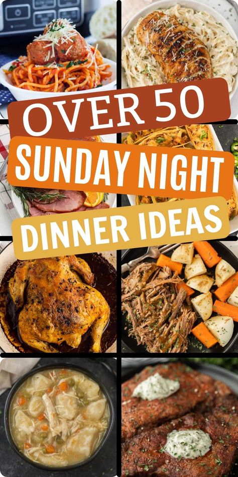 57 easy Sunday dinner ideas - Best Sunday Night Dinner ideas Sunday Dinner Casserole Ideas, Sunday Dinner Ideas Black People, Sunday Dinner For A Crowd, Sunday Night Dinner Ideas, Dinner For 10 People, Sunday Family Dinner Ideas, Tenderloin Recipes Crockpot, Easy Sunday Dinner, Sunday Dinner Ideas