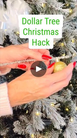 58K views · 804 reactions | Transform your Christmas tree with this easy DIY Dollar Tree ornament hack—festive and budget-friendly! 🎄✨ #DIYChristmas #DollarTreeFinds | Olivia's Romantic Home DIY First Christmas Tree Ornament, Dollar Tree 4ft Christmas Tree Ideas, Tinsel Ornaments Diy, Clear Ornaments Christmas Tree, How To Put Ornaments On A Christmas Tree, Christmas Ornament Tree Diy, Christmas Tree Ornament Clusters Diy, Ornament Clusters On Tree Diy, Cluster Christmas Balls On Tree