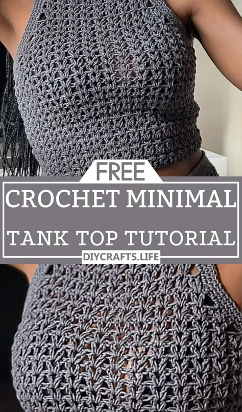 Crochet Tank Tops Free Patterns, Free Style Crochet, Tank Top Crochet Pattern, Crochet Tank Top Free, Bee Crochet Pattern, Crochet Halter Top Pattern, Summer Top Pattern, Crochet Tank Tops, Bee Crochet