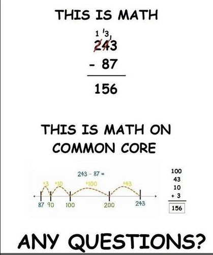 Common Core Math - An Example of the new way Common Core Math Funny, Sayings For Teachers, Common Core Math Kindergarten, Math 5, Common Core Math, Teacher Quotes, Education System, Funny Sayings, Math Worksheets