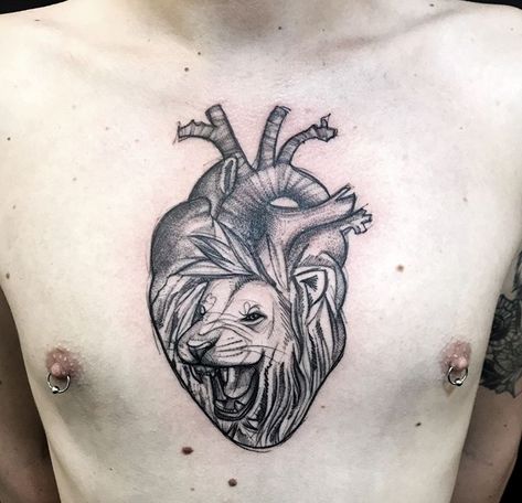 Florence and the Machine inspired piece. Heart of a Lion. Heart Of A Lion Tattoo, Lion Heart Tattoo, Lionheart Tattoo, Brain Tattoo, Heart Of A Lion, Tattoo Lion, Florence And The Machine, Lion Tattoos, Lion Heart